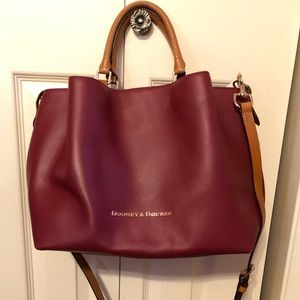 Dooney & Bourke Large Barlow in Wine Purse